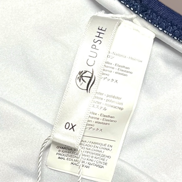 🌻NEW w/tags Cupshe Two-Piece Swimwear Bikini Set Size 0X - Picture 9 of 11